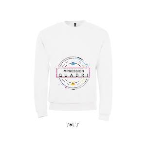 Finitions : Impression numérique quadri sur sweat (capuche) blanc homme Sol's modèle Spider. 
Avantages : L'impression numérique haute définition avec blanc de soutien permet un rendu de couleur exceptionnel quel que soit la couleur du sweat. Exempl... 